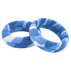 CockzRing Pack 3 Cockrings Silimix Bleus